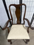 Single Arm Chair with Cream Seat Cushion