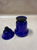 Cobalt Blue Thos Webb Vanity Jar