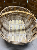 Woven Rectangle Market Basket with Single Handle (A)