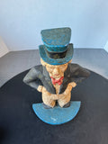 Cast Iron Vintage Uncle Sam Door Stop