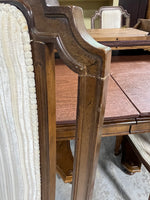 Ethan Allen Dining Table, 2 Leaves, Table Pads, and 6 Chairs***HEAVY ITEM***