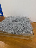 3-Piece Silver Glitter Table Wreaths