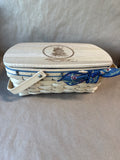 Williamsburg 2007 Basket Fest Longaberger Basket With Charms - Signed