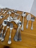 Assorted Roger’s And Son & Others Flatware With Case - 80 Pieces