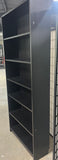 Black IKEA Bookcase B, Particle Board/Cardboard Backing