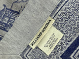 Asian Style Williams Sonoma Blue/White Fabric Table Cloth, 124"x70"