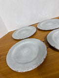 Grey Tommy Bahama Melamine Salad Plates - Set Of 4
