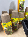 (B) Jiffy Pots And Seed Starter — 100 Pieces
