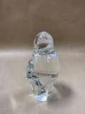 Holmegaard Eskimo Glass Figurine - Signed // 2 Available // PRICED INDIVIDUALLY