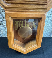 Daniel Dakota Battery Operated Regulator Wall Clock (WORKS)