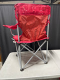 Ozark Trail Red Folding Camp Chair w/Carry Bag