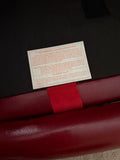 Barcalounger Red Leather Reclining Chair