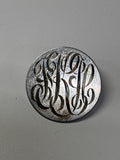 Sterling Engraved Pin