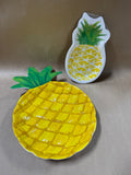 Pineapple Melamine Bowl And Appetizer Paper Plates