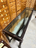 Metal and Glass Console Table  ***HEAVY ITEM*** Read Details on Pickup Policy