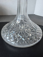 (B) Waterford Crystal Lismore Ships Decanter with Stopper