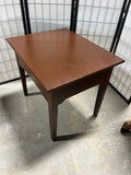 Brown End Table with Drawer