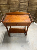 Antique Bobbin Leg Wash Stand with Drawer