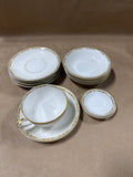 13 - Piece Theodore Haviland Limoges France Teacup With Saucers And Bowls
