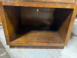 Henredon (not marked) Campaign Style Nightstand with Power Plug