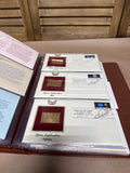 Golden Replicas Of United States Stamps Book (C)