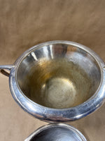Silver Plate Soldered Serving Bowl With Handles