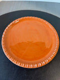 Platypus Pottery Glazed Terra Cotta Round Tray
