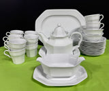 29-Piece Savoir Vivre Maison Blanche China Set