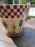 Ceramic Bird House Planter