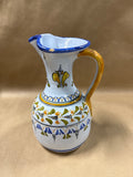 Hand Painted Water Pitcher From Spain
