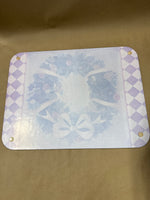 Glass Christmas Wreath Cutting Board