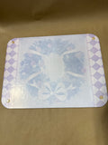 Glass Christmas Wreath Cutting Board