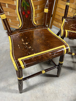Set of 4 Vintage Painted Chairs