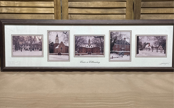 Photos of Williamsburg in Winter; Signed