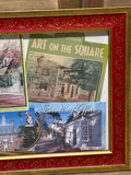 Red/Gold Florentine Style Frame