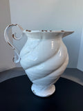Napa Home & Garden Large Italian Distressed White Painted Terracotta Pitcher Vase