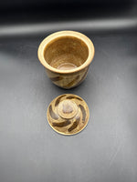Studio Pottery Jar With Lid — Initialed And Dated 1978