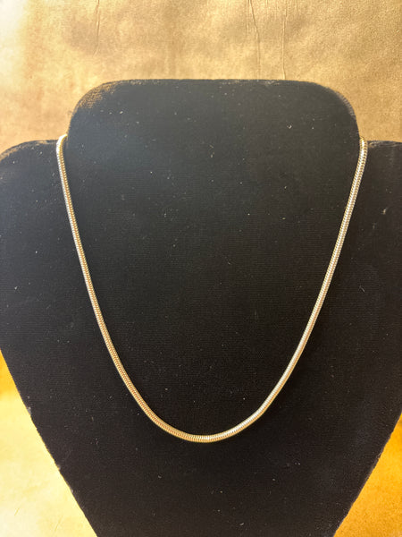 Silver Tone Necklace - F