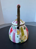 MacKenzie Childs Garden Gala Floral Tea Kettle
