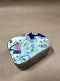 Hand Painted Chinese Shard Box