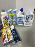 Cleaning Lot (B) *Most bottles at least half full*