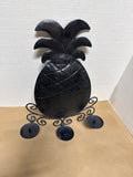 Metal Pineapple Wall Hanging Candle Holder