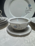 21-Piece Carillon USA Blue Rhapsody Fine China Set