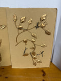 Gold Metal Wall Decor - Appears Unused