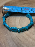 Teal Elastic Band Bracelet