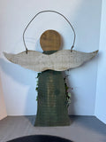 Rustic Wooden Hanging Garden Angel Decor