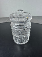 Waterford Style Crystal Jelly Jar