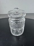 Waterford Style Crystal Jelly Jar