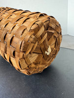 Woven Rattan Waste Basket
