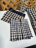 Plaid & Hearts  Dish Towels, 4 pc